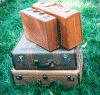 Antique suitcases