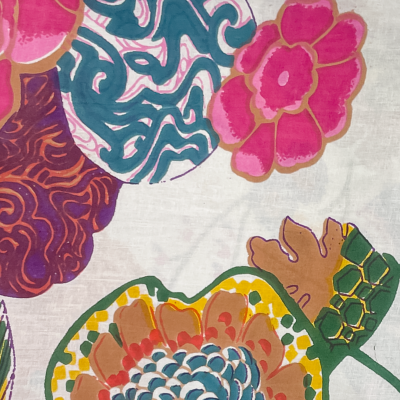 The Thursday: White + Pink Floral Table Linen